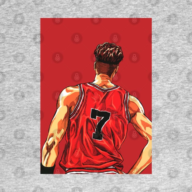 Slam Dunk Ryota Miyagi vector by syanart